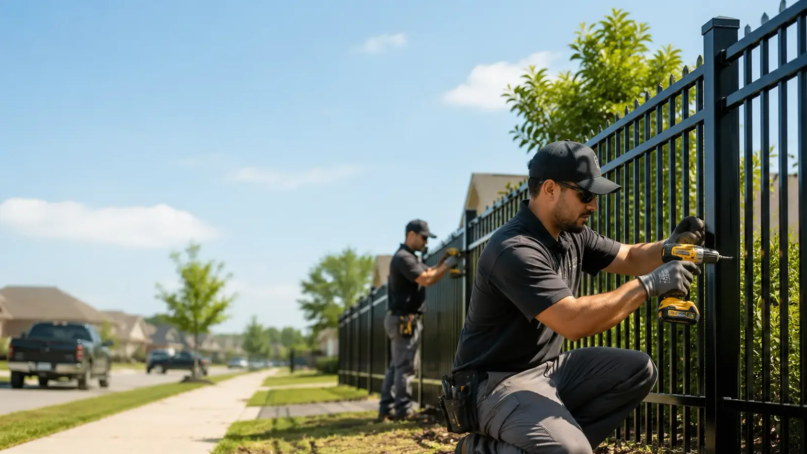 Metal Fence Installation in Marlow, OK